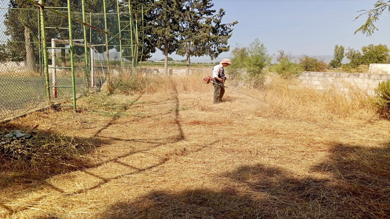 ÇİNE BELEDİYESİNDEN EĞİTİME TEMİZLİK DESTEĞİ